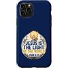 Jesus Is The Light Christian Faith Bible Custodia per iPhone 11 Pro Jesus Is The Light Of The World Shirt John 8:12 Christian