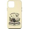 Book Lover Apparel HHWCo. Custodia per iPhone 12 mini Un libro al giorno tiene lontana la realtà Lettura degli amanti dei libri
