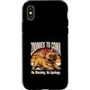 Funny French Bulldog Dog Humor Custodia per iPhone X/XS Zoomies To Coma No Warning No Apology Bulldog francese