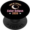 Celestial Spectacle Designs Osservatore totale del percorso dell'eclissi solare totale 2026 PopSockets PopGrip Adesivo