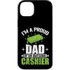 Cashier Dad Retail Worker Proud Father S Custodia per iPhone 14 Plus Orgoglioso papà di un fantastico lavoratore al dettaglio del cassiere