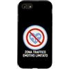 Dim's Designs Italy Custodia per iPhone SE (2020) / 7/8 Zona Traffico Emotivo Limitato - Satira Urbana Italiana