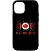 St. John's Canada Flag Tees Custodia per iPhone 12/12 Pro Bandiera del Canada di San Giovanni