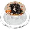 di articoli da regalo personalizzati Shihtzu Havanese Fall Dog Zucche e foglie autunnali PopSockets PopGrip per MagSafe
