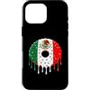 Paint Dripping Donut Lover Pop Art Herit Custodia per iPhone 16 Pro Max Ciambella Doughnut Bandiera messicana Messico Pride Love Graffiti Drip