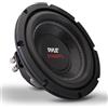 Pyle Casse Auto, Subwoofer 20 cm, Cono in Carta Non Pressato, Basket Plastica Nera, Impedenza 4 Ohm, Altoparlanti Auto Potenza 800 Watt, Surround in Schiuma