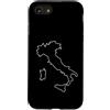 Italian Designs Love Italy Custodia per iPhone SE (2020) / 7/8 Mappa degli amanti dell'Italia, viaggi