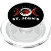 St John's Canada Flag Tees Bandiera del Canada di San Giovanni PopSockets PopGrip per MagSafe