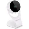 Konnek Stein Security Cameras 1080p HD Indoor Wireless Smart Home Camera Detection with Night Vision 2-Way Audio Works with Alexa & The Google Assistant White