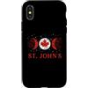 St. John's Canada Flag Tees Custodia per iPhone X/XS Bandiera del Canada di San Giovanni