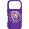 Lilac Flower Finch New Hampshire Bird An Custodia per iPhone 17 Pro Uccello fringuello viola su fiore viola lilla