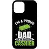 Cashier Dad Retail Worker Proud Father S Custodia per iPhone 12 mini Orgoglioso papà di un fantastico lavoratore al dettaglio del cassiere