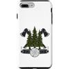 DJFoerster Design Custodia per iPhone 7 Plus/8 Plus Motosega, forestale, boscaiolo, motosega a scoppio