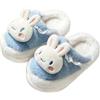 Roffatide Anime Carino Big Ear Dog Personaggi Morbido Pelliccia Coperta Pantofole Pantofole Fuzzy Back Open Toe Spuma Pantofole con PVC Soft Sole House Pantofole