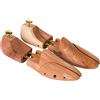 tectake® Tendiscarpe in Legno di Cedro, Tendiscarpe Uomo e Donna, Antipiega Scarpe Universale, Tendi Scarpe con Doppia Molla Telescopica, Pulsante in Ottone - Misura 39-41