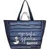 Anekke Borsa da spiaggia blu grande