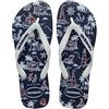 Havaianas Top Nautical Navy/White Infradito Originali, Ciabatte Mare Uomo Donna, Design Nautico, Comfort e Qualità Brasiliana (Sistema Taglie Calzature EU, Adulto, Uomo, Numero (range), Media, 45, 46)