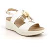 ENVAL SOFT Sandali con Zeppa in Pelle Bianchi da Donna 35 EU