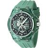 Invicta Racing 48798 Orologio da uomo - Movimento al quarzo - Plastica con quadrante verde - 46 mm