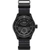 AVI-8 Orologio da uomo Flyboy Airmaster Sector Meca-Quartz nylon cinturino Nero corvino Giapponese