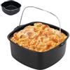 Calenxy Stampo per friggitrice ad aria calda, resistente al calore, 22 cm, accessorio per friggitrice per torte HD9925 HD9860 HD9905 01