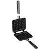 WPKD BLUEIY Padella antiaderente per waffle a gas, ideale per fare cialde, compatibile con fornelli a gas