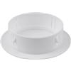 Hasaller Coprivite Decorativi per Parete Protezione Griglia Decorativa Tappo Rotondo in Plastica per Fori da Muro e Coprifori per Condizionatori con Griglia (100mm)
