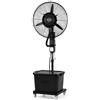 KSDBGVF Ventilatore Industriale con Nebulizzazione ad Acqua, Ventilatore a Spruzzo ad Alta Potenza con Serbatoio da 42 Litri, Umidificatore Evaporativo Portatile su Ruote per Esterni, Terrazze e Capannoni