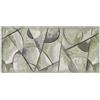 GBiancheria Tappeto Passatoia Universo Verde by Suardi - Design Moderno Geometrico - Lavabile in Lavatrice - Fondo Antiscivolo - Made in Italy - Collezione Velour (55x240 cm)