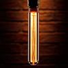 Auraglow Mysa Lampadina LED E27 Tubo T30, Stile Filamento Edison Vintage