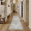 PureCozy Tappeto Cucina 60x180cm Antiscivolo Lavabile In Lavatrice Lungo Per Corridoio Tappeti Rettangolare Rug,Beige