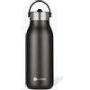 LES ARTISTES Paris A-2376 Bottle'Up 2.0, Thermos 1 litro, borraccia termica senza BPA, riutilizzabile, mantiene al caldo 12 ore e al freddo 24 ore, manico in acciaio inox, design Black Pearl