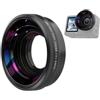 RWGVNGCLZ Compatibile con DJI, obiettivo grandangolare Osmo Action 6 | Obiettivo grandangolare for action cam con FOV 185°, vetro HD multistrato