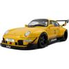 Solido RWB Bodykit Cinderella Modellino Auto 1:18 Widebody Carrozzina Sportiva Giallo