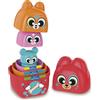 Clementoni Baby Think And Play Matrioska - Gioco Impilabile per Bambini 18+ Mesi, 4 Personaggi Animali Incastrabili, Sviluppo Logica e Manualità, Made in Italy 17606