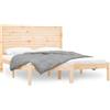 vidaXL Letto in legno massiccio 140x200 cm