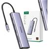 Ugreen 10W1 Ugreen Revodok Adattatore Cm498 Usb Hub a 3X Usb-A 3.0, Hdmi, Vga, Rj45, Sd/Tf, Aux3.5Mm, Convertitore Pd