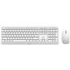 Philips serie 3000, modello SPT6307W/00, dimensioni standard (100%), wireless, tecnologia RF, tastiera QWERTY, colore bianco, include un mouse