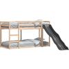 vidaXL Letto a castello con scivolo e scala 80x200 cm in legno di pino massiccio