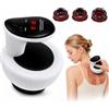 Normodic Massaggiatore elettrico per la cellulite, con ventosa e calore, 15 livelli, massaggiatore contro la cellulite, coppette elettriche con 3 testine massaggianti, pelle più tonica, Gua Sha per pancia