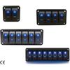 PANNELLO ELETTRICO A DOPPIO LED - WATERPROOF IP65 - Nr. interruttori 8 - Funzion