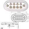 FARETTO SUBACQUEO IP68 A 10 LED - Variante bianca fredda - Cod. GFN 639855
