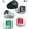 FANALI DI NAVIGAZIONE a LED - Variante Fanale di via 112,5° (dritta) - Cod. GFN
