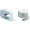 FARO PER ROLL BAR - Faro per roll bar orientabile in senso verticale, in ABS bia