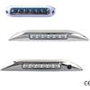 PLAFONIERA A 6 LED - WATERPROOF IP65 - Finitura cromata c/interruttore - Dimensi