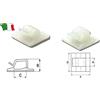 SUPPORTO ADESIVO PER CAVI TONDI - Cod. GFN 635381
