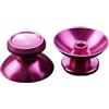 CFUENSBFDA Compatibile For Controller Xbox 360 1 Paio Di Tappi For Joystick Analogici 3D In Metallo Di Alluminio Thumb Stick Grip Cap Gamepad Pulsante Basculante(Rose Red)