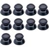CFUENSBFDA 1 Set/10 Pz Plastica Nera Levetta Analogica Thumb Stick Sostituisci, Compatibile For PlayStation 5 PS5 Controller Tappo Levetta Alta