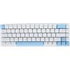 Jopwkuin Tastiera Meccanica Versatile a 61 Tasti Tastiera USB C RGB Retroilluminata con Interruttori Blu per un Multitasking Efficiente (Blu e bianco)
