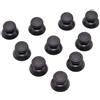 CFUENSBFDA 1 Set/10 Pezzi Plastica Nera Levetta Analogica Thumb Stick Sostituisci, Compatibile For PlayStation 4 PS4 Pro Controller Cappuccio Levetta Alta